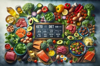 Кето-диета на неделю на 1450 калорий в день