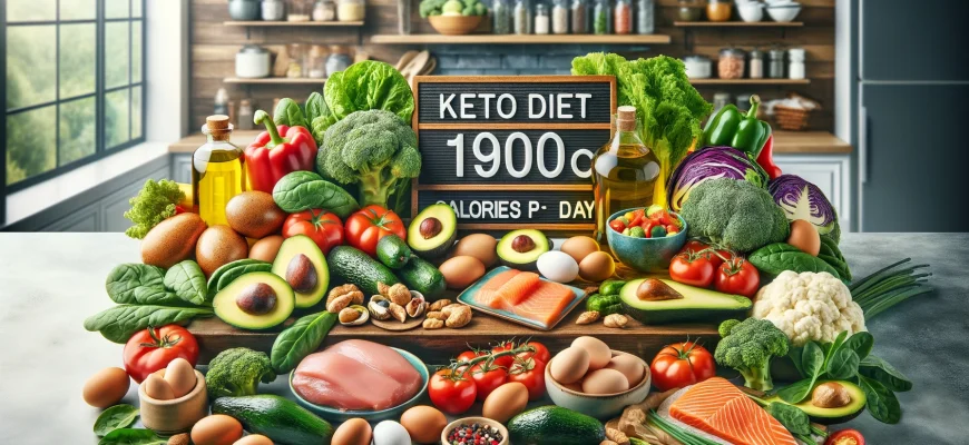 Кето-диета на неделю на 1900 калорий в день