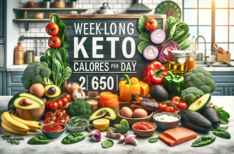 Кето-диета на неделю на 2650 калорий в день