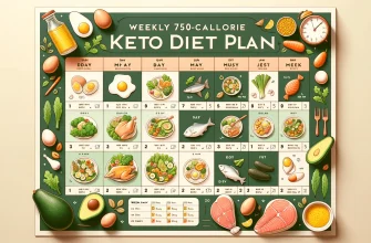 Кето-диета на неделю на 750 калорий в день