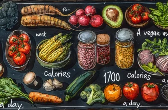 Веганское меню на неделю на 1700 калорий в день