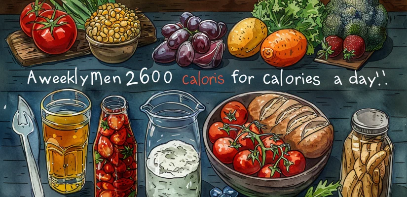 Меню на неделю на 2600 калорий в день (Средиземноморская диета)